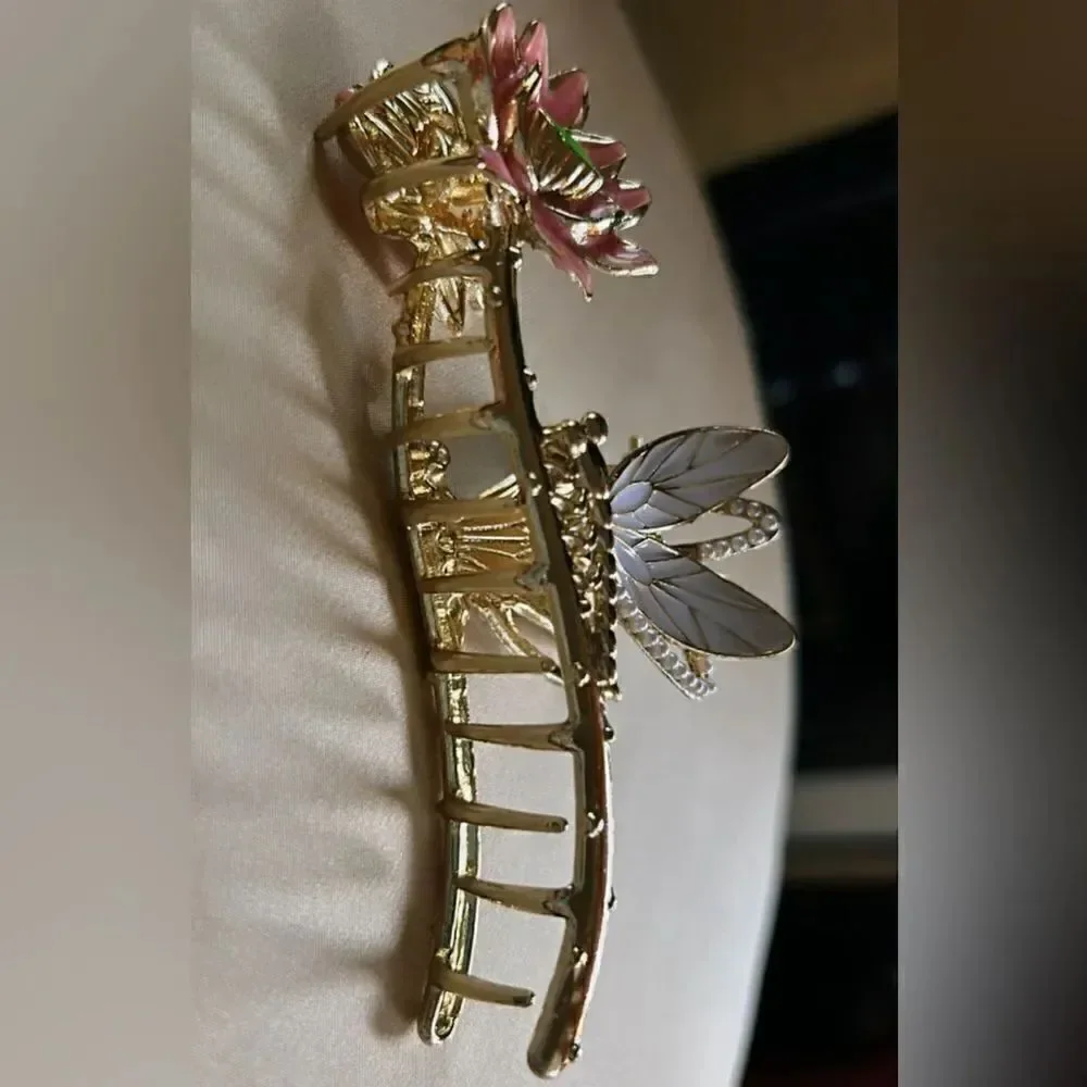 boho flower hair clips A591